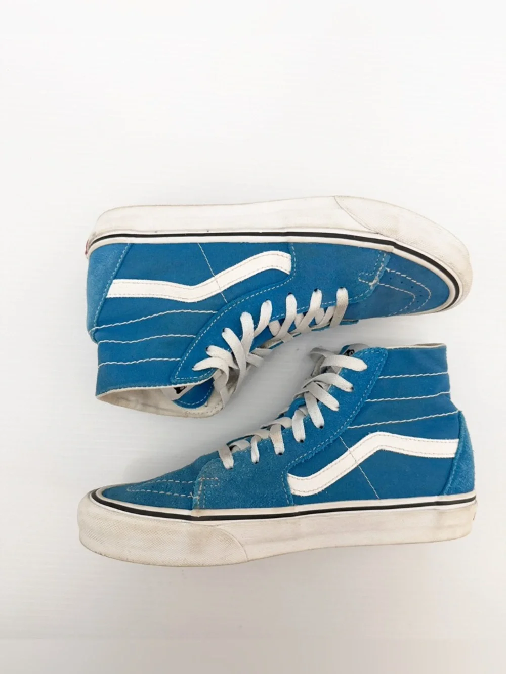 Vans Sk8-Hi Tapered Color Theory sneakers in the Mediterranean Blue